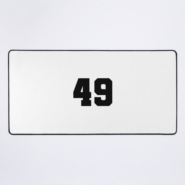 Item preview, 49, forty nine, black, soccer league designed and sold by Numbers-Art.