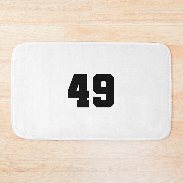 Item preview, 49, forty nine, black, soccer league designed and sold by Numbers-Art.