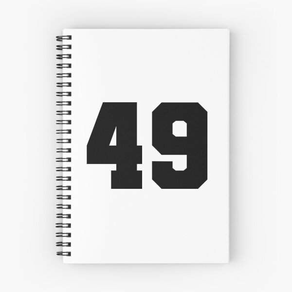 Item preview, 49, forty nine, black, soccer league designed and sold by Numbers-Art.