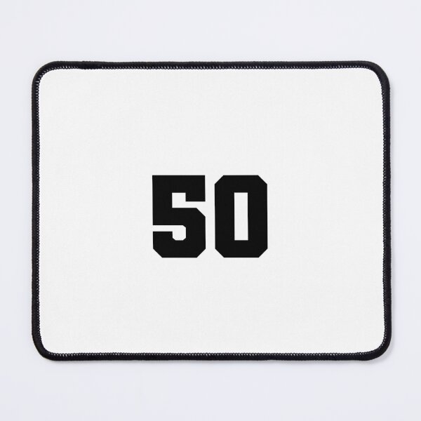 Item preview, 50, fifty, black, soccer league designed and sold by Numbers-Art.