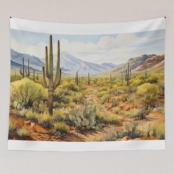 Item preview, Saguaro National Park in Watercolor designed and sold by WatercolorWilds.