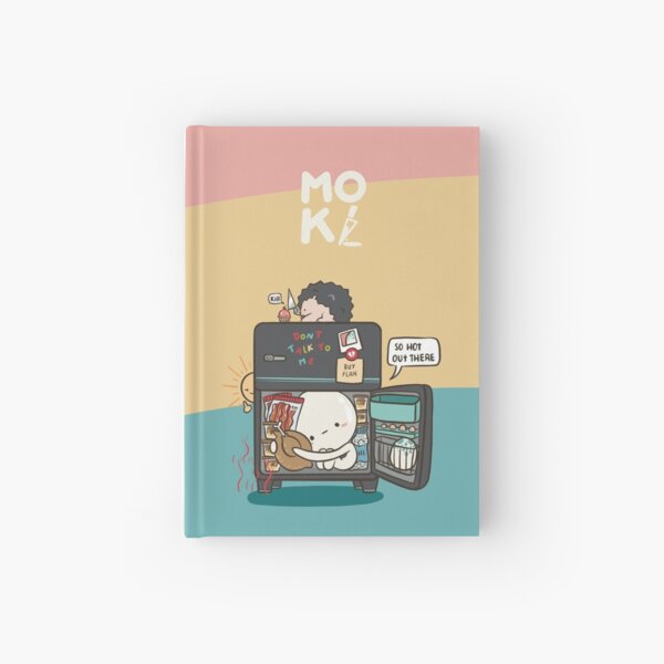 Moki, so hot out there Hardcover Journal