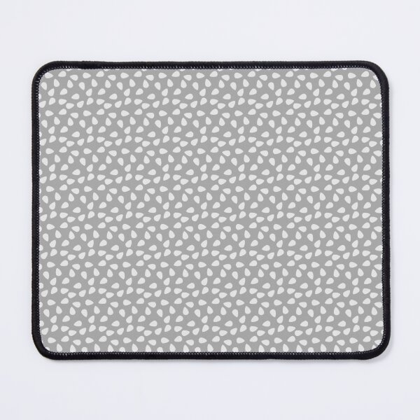 Item preview, Grey Background White Grouped Leaf Teardrops Endless Design designed and sold by Alchemy-A-La-G.