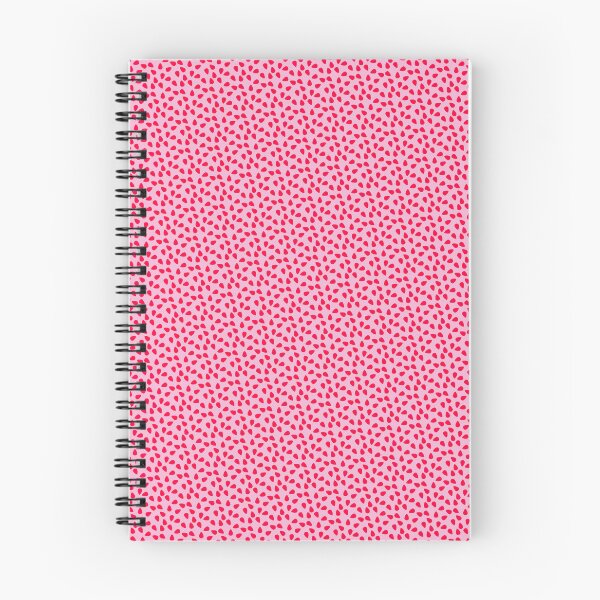 Item preview, Pink Background Red Grouped Leaf Teardrops Endless Design designed and sold by Alchemy-A-La-G.