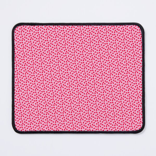 Item preview, Pink Background Red Grouped Leaf Teardrops Endless Design designed and sold by Alchemy-A-La-G.