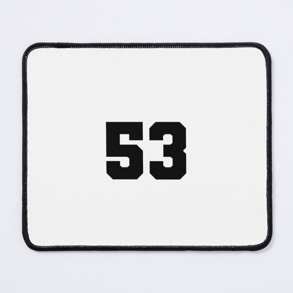 Item preview, 53, fifty three, black, soccer league designed and sold by Numbers-Art.