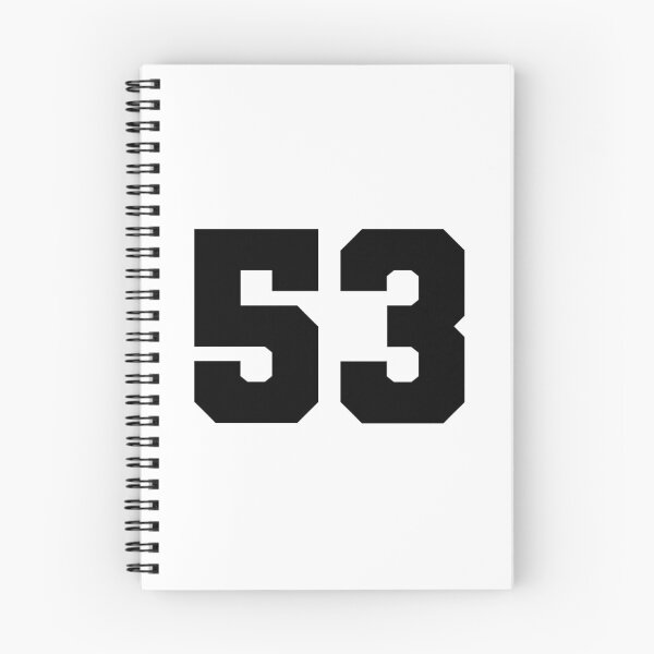 Item preview, 53, fifty three, black, soccer league designed and sold by Numbers-Art.