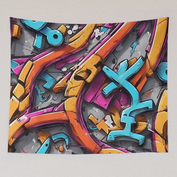 Item preview, Cool Graffiti Art Pattern designed and sold by TheArtOfPat.