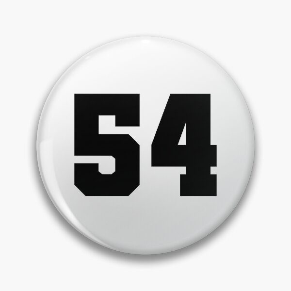 Item preview, 54, fifty four, black, soccer league designed and sold by Numbers-Art.