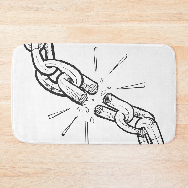 Item preview, Breaking Chains: Hand-Drawn Illustration Symbolizing Freedom designed and sold by OpsDesing.