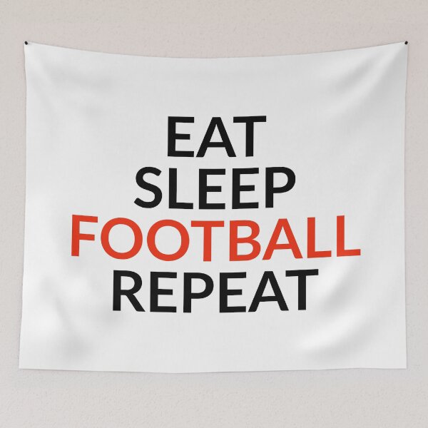 Item preview, Eat, Sleep, Football, Repeat designed and sold by Israelbeck7.