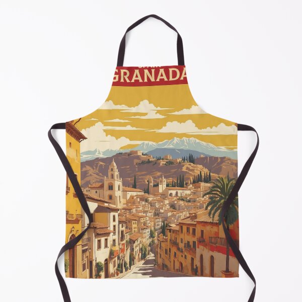 Item preview, Granada Spain Tourism Vintage Poster designed and sold by TravelersGems.