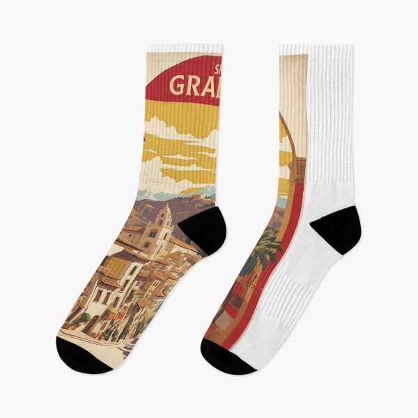 Item preview, Granada Spain Tourism Vintage Poster designed and sold by TravelersGems.