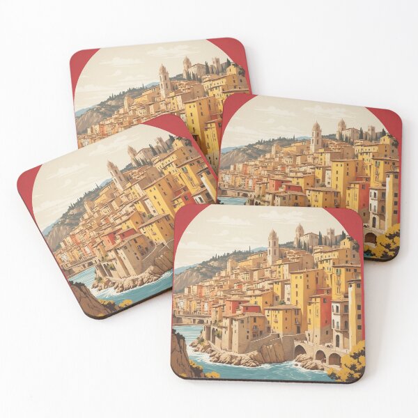 Item preview, Girona Spain Tourism Vintage Poster designed and sold by TravelersGems.