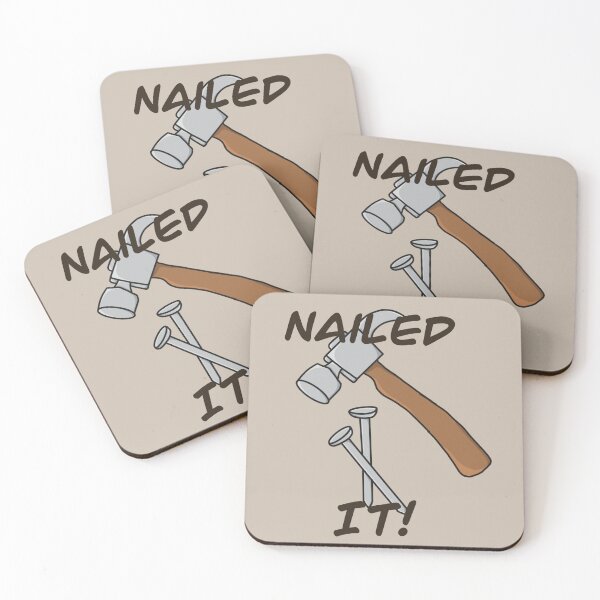Item preview, Nailed it pun designed and sold by Skatehaliak.