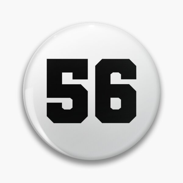 Item preview, 56, fifty six, black, soccer league designed and sold by Numbers-Art.