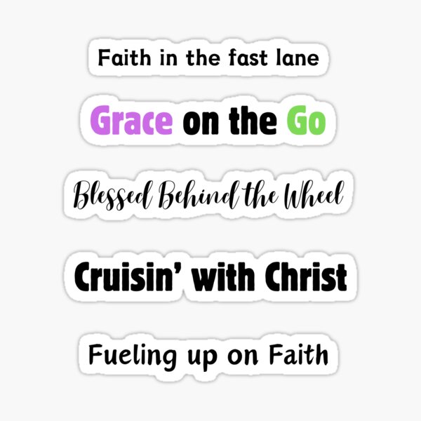 Divine Decor: Christian Decal Stickers and Magnets Sticker