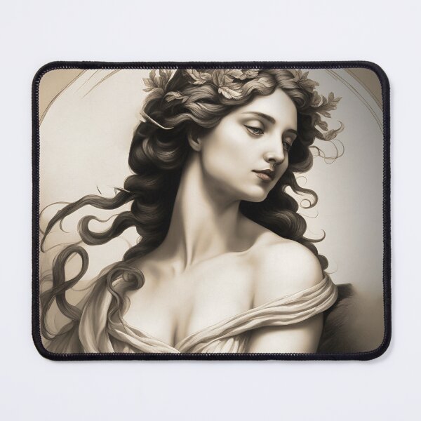 Item preview, Antique Sketch of Aphrodite, Ancient Greek Goddess of Love and Beauty designed and sold by HecatesDelights.