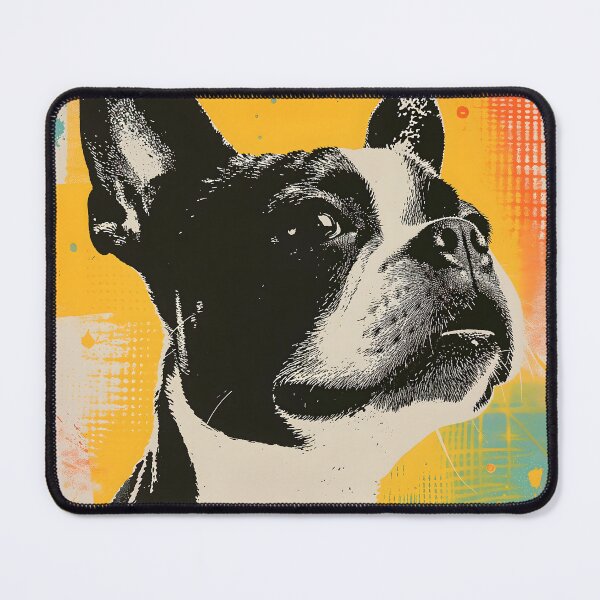 Item preview, Dog Days - Colorful Boston Terrier Portrait designed and sold by pooshda.