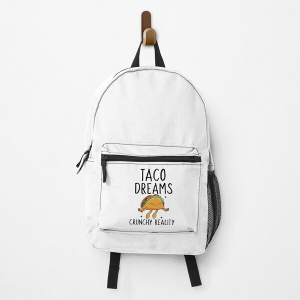 Taco Eating Expert Printed Backpack For Taco Lovers- outlets Funny Adult/Food Design Backpack