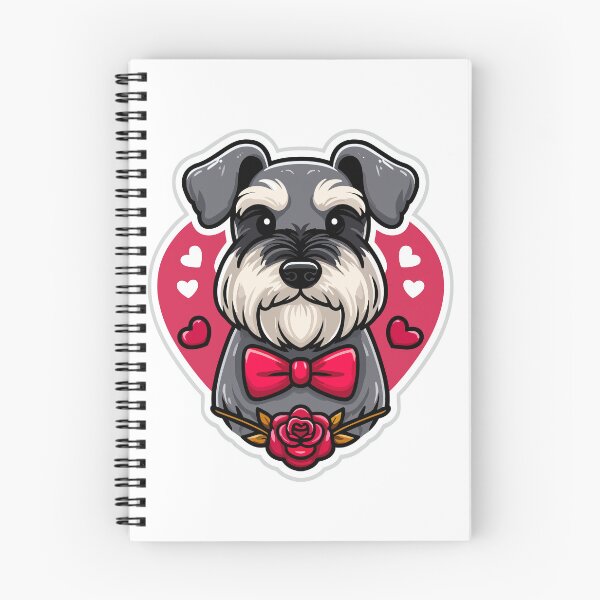 Item preview, Miniature Schnauzer Valentine's Day Love Mini Schnauzer Gift designed and sold by Elarex.