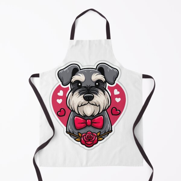 Artikelvorschau, Zwergschnauzer-Valentinstag-Liebes-Minischnauzer-Geschenk entworfen und verkauft von Elarex.