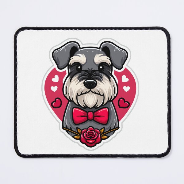 Item preview, Miniature Schnauzer Valentine's Day Love Mini Schnauzer Gift designed and sold by Elarex.