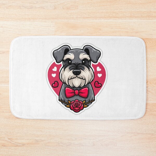 Item preview, Miniature Schnauzer Valentine's Day Love Mini Schnauzer Gift designed and sold by Elarex.