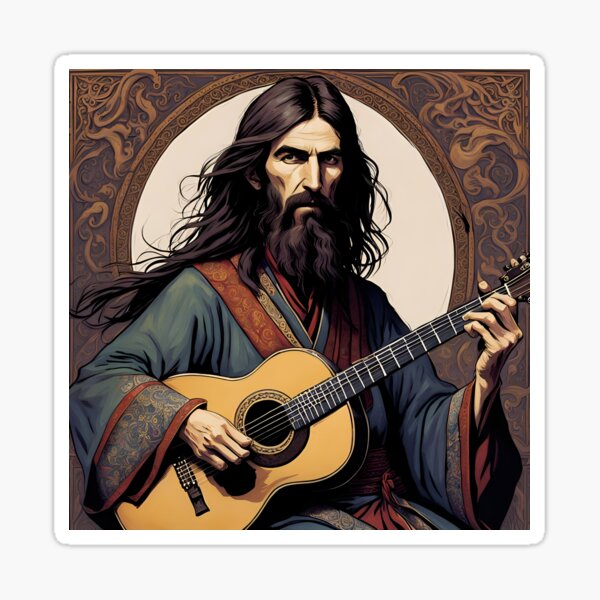 Item preview, George Harrison - Eastern Bard designed and sold by DeekLeeshy.