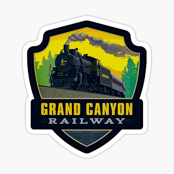 Item preview, Grand Canyon Railway ~ Trains, Vintage & Classic Train, Rail & Railroad Logo's & More As Wall Art & Metal Art: The Perfect Gift For The Serious Train Enthusiast. designed and sold by MoreEZUSA-Here.