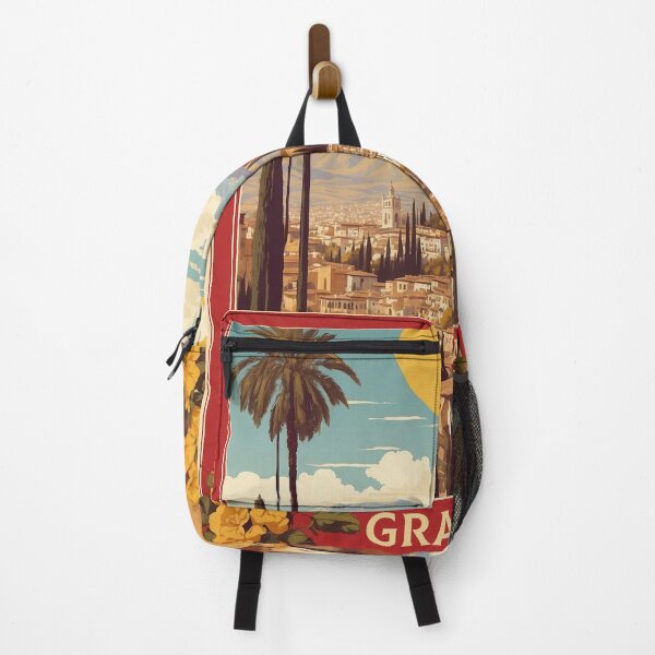Item preview, Granada Spain Tourism Vintage Poster 2 designed and sold by TravelersGems.