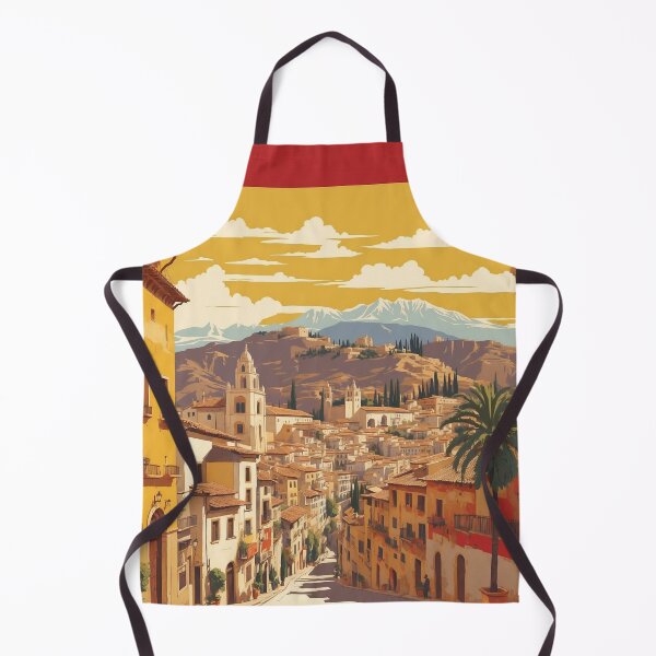 Item preview, Granada Spain Tourism Vintage Poster designed and sold by TravelersGems.