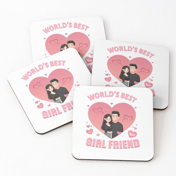 Item preview, personalized girlfriend world's best t-shirt design  designed and sold by sathiyaseelans.