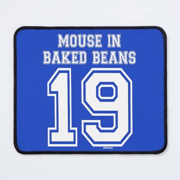 Item preview, Mouse In Baked Beans Jersey (White Version) designed and sold by JanGrackle.