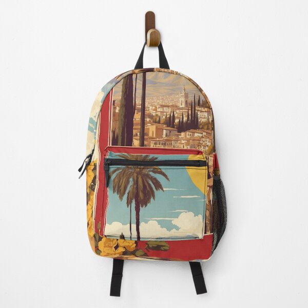 Item preview, Granada Spain Tourism Vintage Poster 3 designed and sold by TravelersGems.
