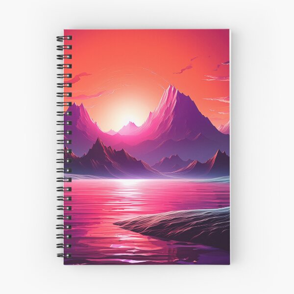 Item preview, Tropical Sunset Mirage: Synthwave Paradise designed and sold by Mullet Monkey.