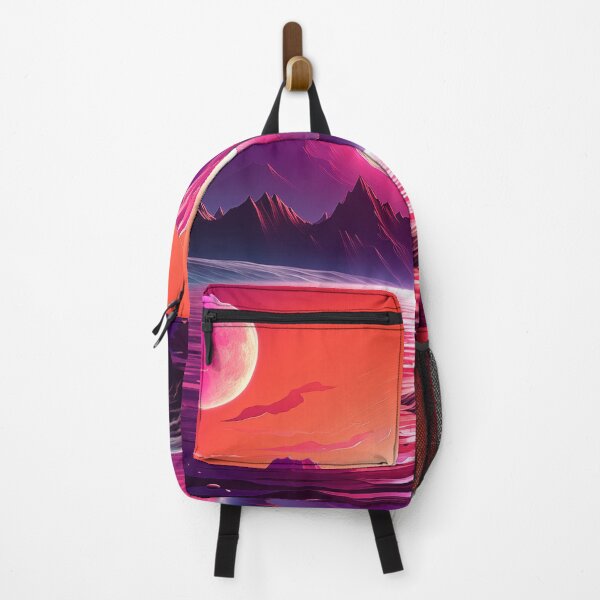 Item preview, Tropical Sunset Mirage: Synthwave Paradise designed and sold by Mullet Monkey.