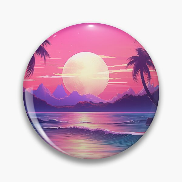 Item preview, Lush Tropic Dreams: Retrowave Oasis designed and sold by Mullet Monkey.