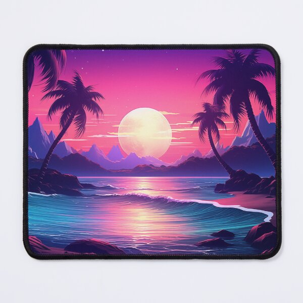 Item preview, Lush Tropic Dreams: Retrowave Oasis designed and sold by Mullet Monkey.