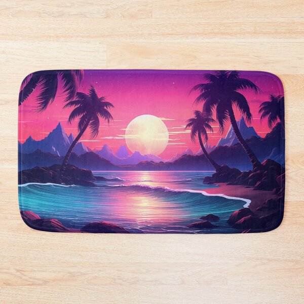 Item preview, Lush Tropic Dreams: Retrowave Oasis designed and sold by Mullet Monkey.