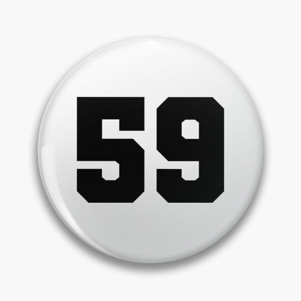 Item preview, 59, fifty nine, black, soccer league designed and sold by Numbers-Art.