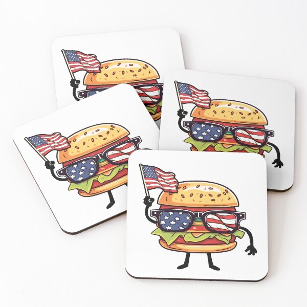 Item preview, Grillin and Chillin with Mr Burger A Patriotic  designed and sold by DrawHandArt.
