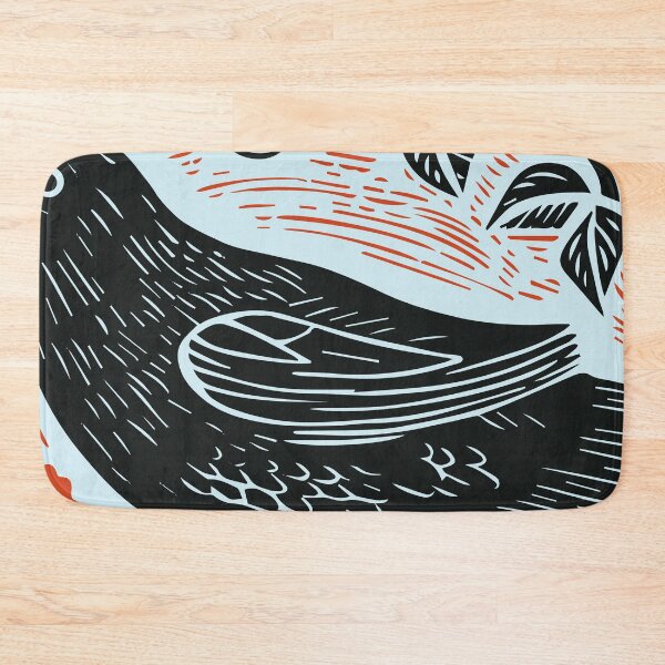 Item preview, Lino Cut Bird designed and sold by Texterns.
