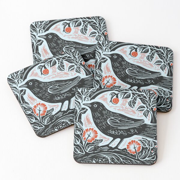 Item preview, Lino Cut Bird designed and sold by Texterns.