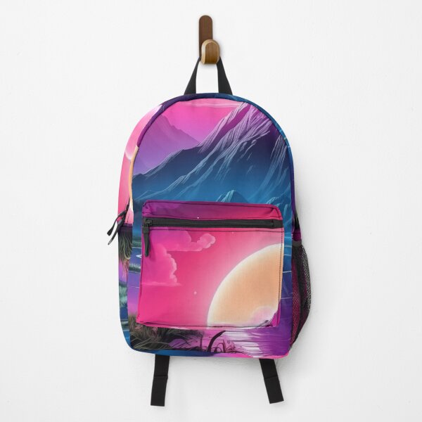 Item preview, Neon Palms Euphoria: Tropical Synthwave Resonance designed and sold by Mullet Monkey.