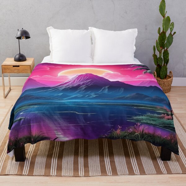 Item preview, Neon Palms Euphoria: Tropical Synthwave Resonance designed and sold by Mullet Monkey.