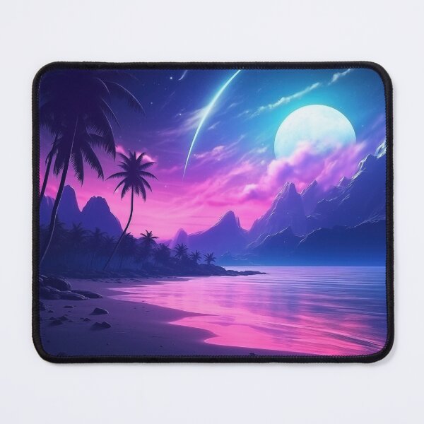 Item preview, Tropical Synthesis Harmony: Luminous Sunset Dreams designed and sold by Mullet Monkey.