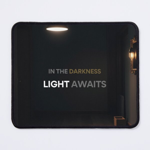 Item preview, In the darkness, Light awaits! Motivational Design. designed and sold by NOVOImpression.