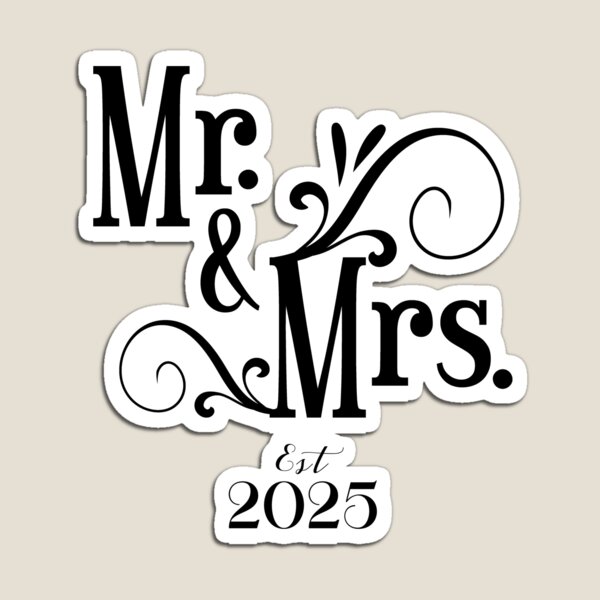 Item preview, Mr & Mrs Est 2025 designed and sold by CreativeEmpires.