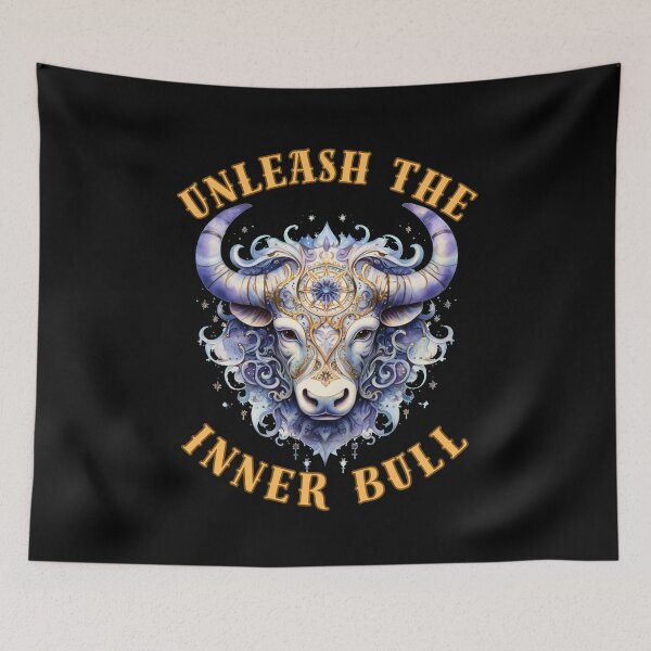 Item preview, Unleash The Inner Bull. taurus sign designed and sold by ZodiacWonders.